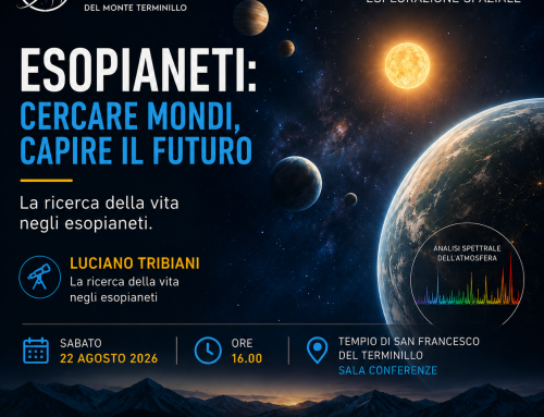 Luciano Tribiani al Terminillo: alla ricerca della vita negli esopianeti